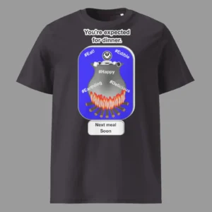 Unisex Organic Cotton T-Shirt Cauldron Angel Anthracite