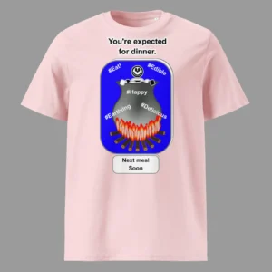 Unisex Organic Cotton T-Shirt Cauldron Angel Cotton Pink