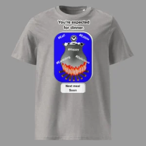 Unisex Organic Cotton T-Shirt Cauldron Angel Heather Grey