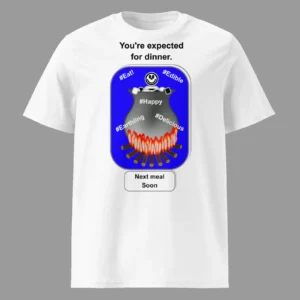 Unisex Organic Cotton T-Shirt Cauldron Angel White