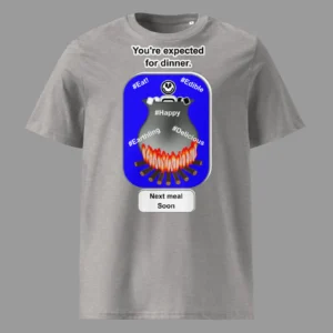 Unisex Organic Cotton T-Shirt Cauldron Martian Heather Grey