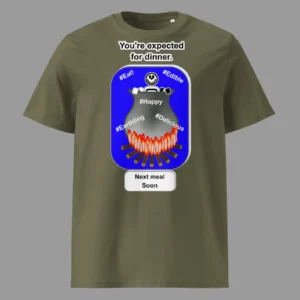 Unisex Organic Cotton T-Shirt Cauldron Martian Khaki