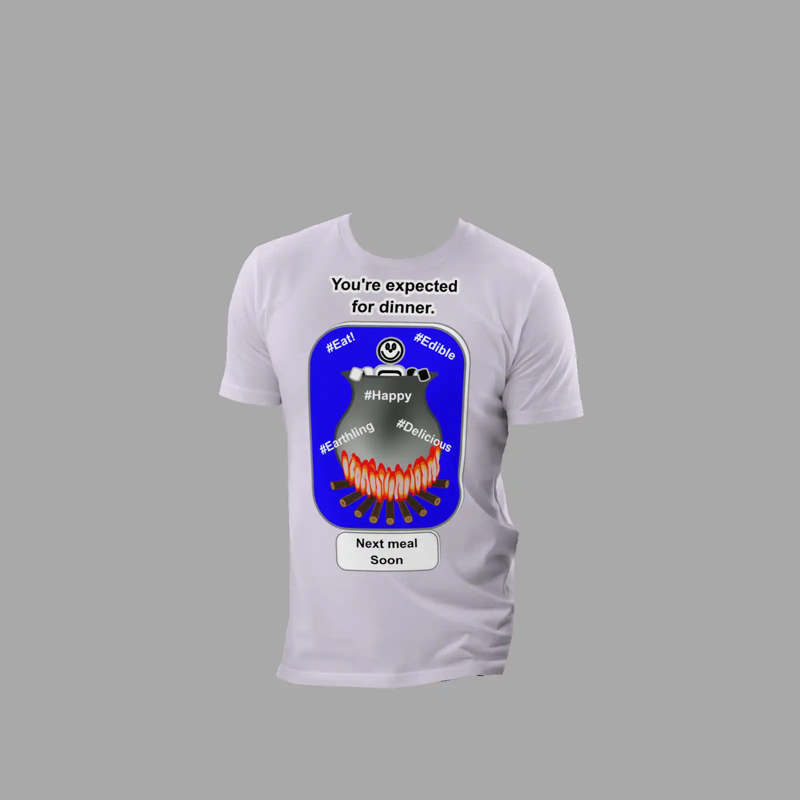 Unisex Organic Cotton T-Shirt Cauldron Martian Lavender - Image 3
