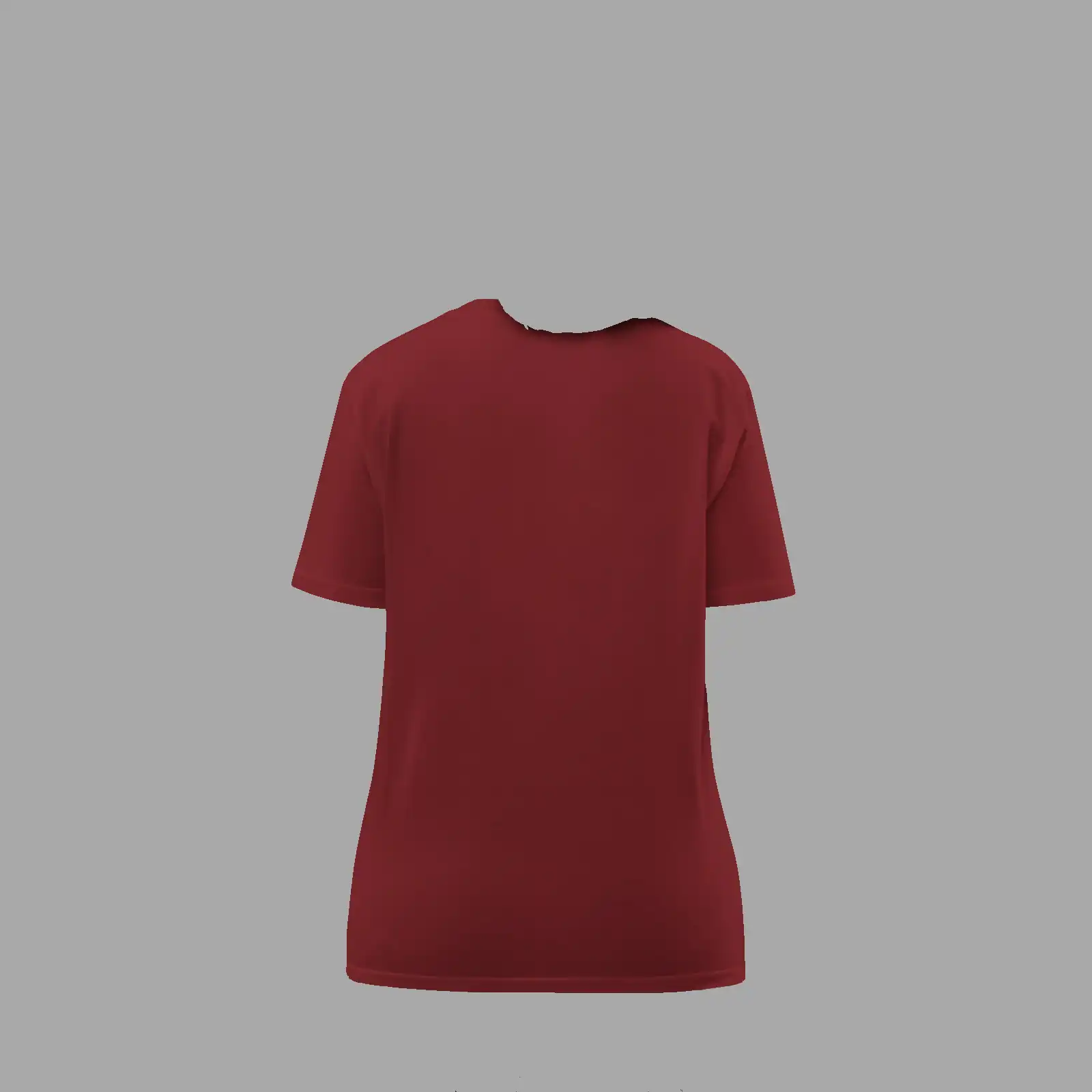Unisex Organic Cotton T-Shirt Hello Angel Burgundy - Image 4