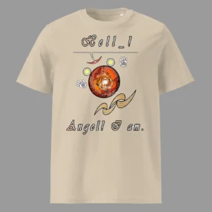 Unisex Organic Cotton T-Shirt Hello Angel Desert Dust
