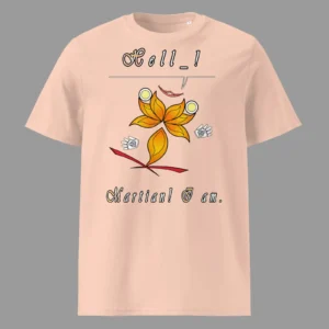 Unisex Organic Cotton T-Shirt Hello Martian Fraiche Peche