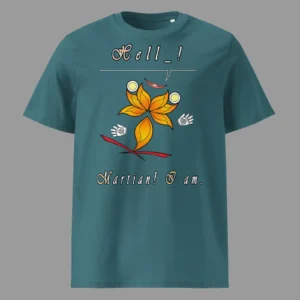 Unisex Organic Cotton T-Shirt Hello Martian Stargazer