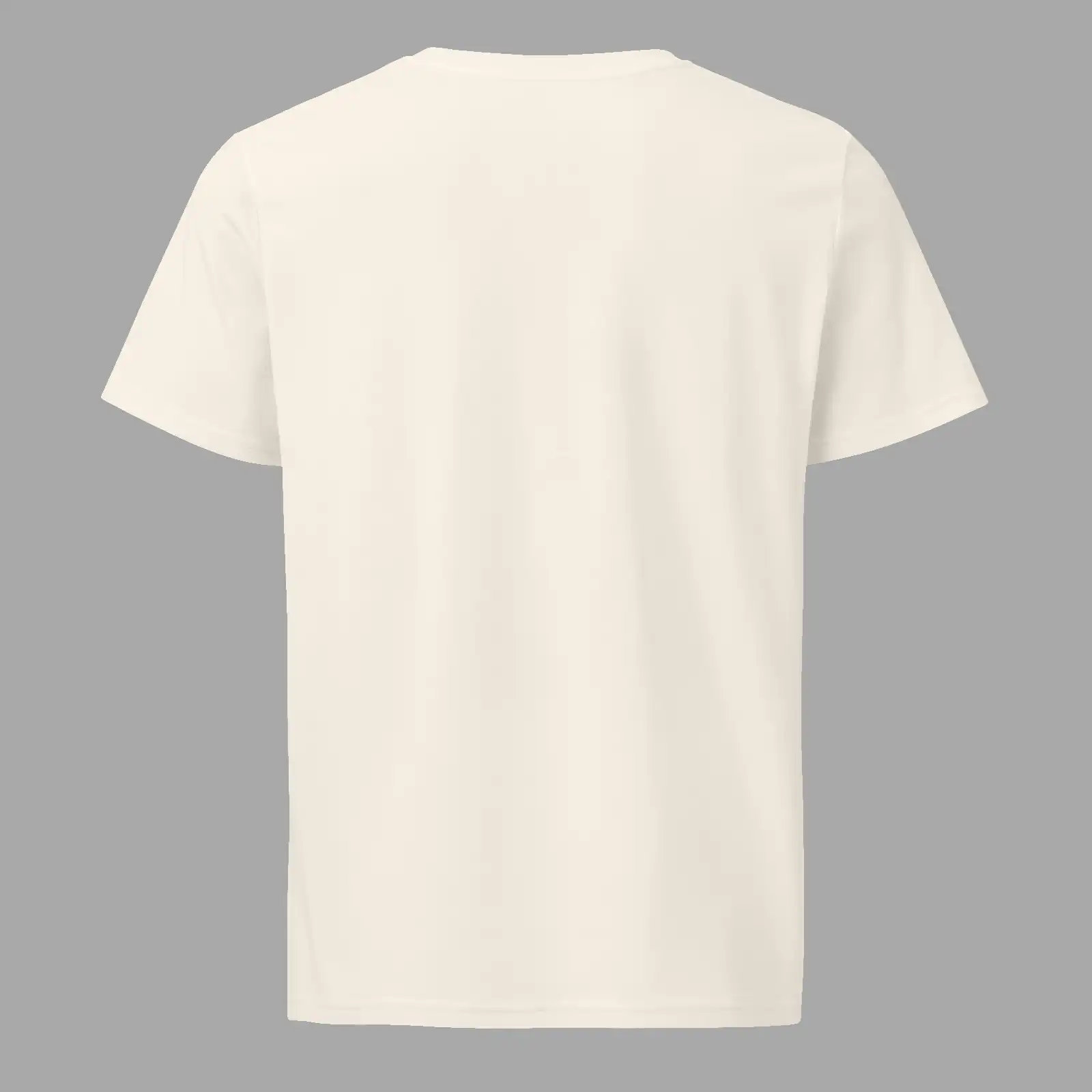 Unisex Organic Mid-Weight T-Shirt Basic Evolution Vintage White - Image 2