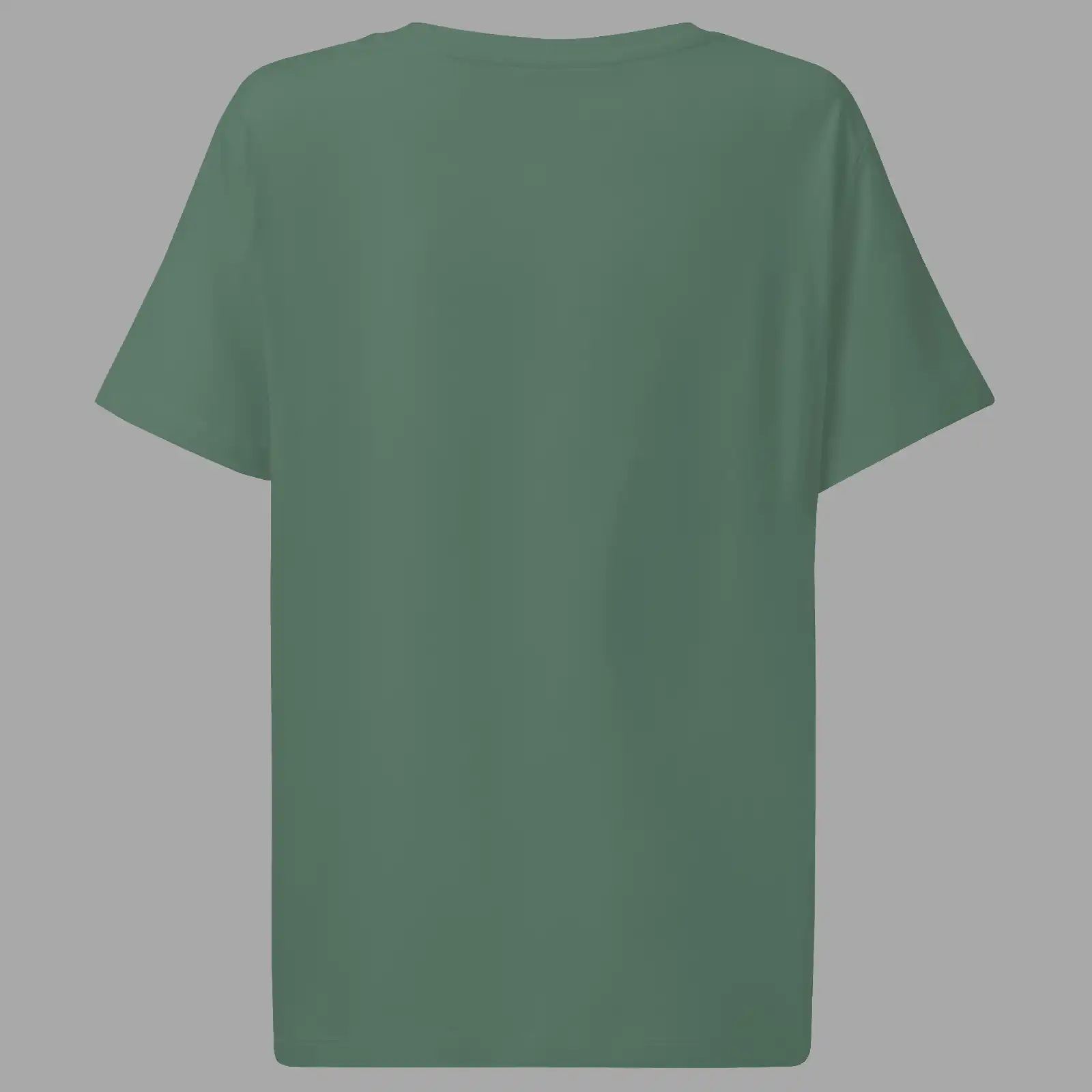 Womens Organic Ribbed Neck T-Shirt Anthropophagous Dilemma Green Bay - Image 2